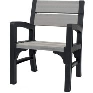   Keter szék WLF grafit / barna szürke 67x62x89,5 cm, 17205050