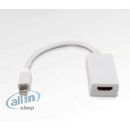 MicroConnect - Mini Displayport-HDMI M-F 15 cm  ,fehér