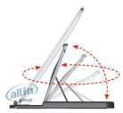 Lindy 54001 - tablet tok (fekete, műanyag, Apple iPad)