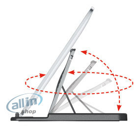 Lindy 54001 - tablet tok (fekete, műanyag, Apple iPad)