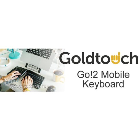 Goldtouch GTP-0044GE Go! 2 Bluetooth vezeték nélküli mobil billentyűzet[német elrendezés]