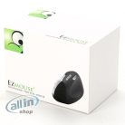 Minicute M0010203 EZmouse vezetékes 2 jobbos ergonómikus függőleges optikai egér fekete / szürke