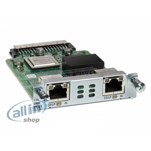 Cisco 2 portos T1 / E1 Multiflex interfészkártya, VWIC3-2MFT-T1 / E1