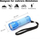 Everbrite Mini alumínium LED zseblámpa készlet nyakpánttal