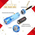 Everbrite Mini alumínium LED zseblámpa készlet nyakpánttal