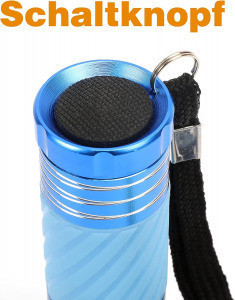 Everbrite Mini alumínium LED zseblámpa készlet nyakpánttal