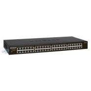   NETGEAR GS348 Beállítást nem igénylő (unmanaged) Gigabit Ethernet (10/100/1000) 1U Fekete