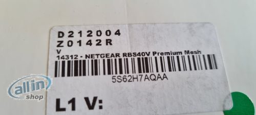 NETGEAR Orbi Voice RBS40V - Intelligens hangszóró - Ethernet, Wi-Fi - kétirányú (RBS40V-100EUS) 