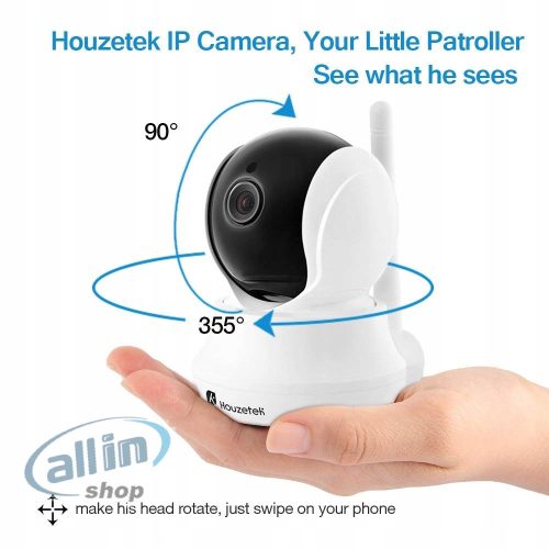Houzetek SP020 vezeték nélküli 720p HD zajszűrő beltéri IP biztonsági kamera