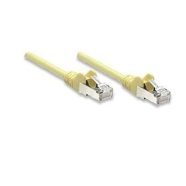 Intellinet  hálózati kábel, 0,5 M, RJ-45, RJ-45, Sárga