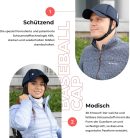 Ribcap Orvosi Védő Baseball Sapka - Biztonságos és Stílusos Fejvédelem Leeső Embereknek | Sötétkék | Kicsi Közepes (53-58 cm) | Ideális Epilepsziában szenvedőknek, Felnőtteknek, Időseknek
