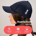Ribcap Orvosi Védő Baseball Sapka - Biztonságos és Stílusos Fejvédelem Leeső Embereknek | Sötétkék | Kicsi Közepes (53-58 cm) | Ideális Epilepsziában szenvedőknek, Felnőtteknek, Időseknek
