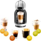 KRUPS NESCAFE Dolce Gusto Gusto Mini Me Automatic Play and Select kávékapszula gép, 0,8 liter, szürke/fekete 1x HASZNÁLT