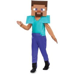   Steve jelmez fiúknak - Minecraft( Kicsi 4-6 éves korig)Csomagolássérült