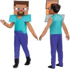 Steve jelmez fiúknak - Minecraft( Kicsi 4-6 éves korig)Csomagolássérült