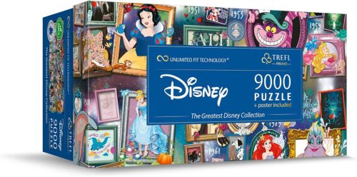 Trefl 9000 db-os UFT puzzle - A legnagyobb Disney kollekció (81020) Csomagolássérült