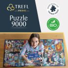 Trefl 9000 db-os UFT puzzle - A legnagyobb Disney kollekció (81020) Csomagolássérült