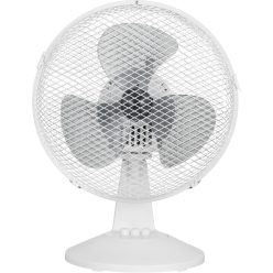   COMFEE CFT23PW00A2 asztali ventilátor 25 W átmérő 23 cm csendes ventilátor 3 lapáttal, 2 sebességfokozattal, 80°-os oszcillációval CSOMAGOLÁSSÉRÖLT