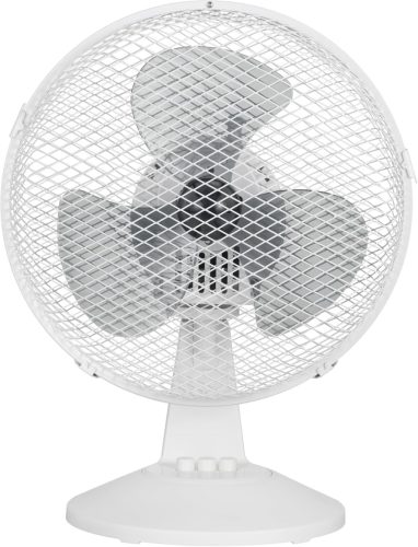 COMFEE CFT23PW00A2 asztali ventilátor 25 W átmérő 23 cm csendes ventilátor 3 lapáttal, 2 sebességfokozattal, 80°-os oszcillációval CSOMAGOLÁSSÉRÖLT