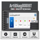 TOPDON ArtiDiag 800 BT többmárkás automatikus tesztelő diagnosztikai interfész, 5,99 " kijelző, 2 GB RAM, 32 GB, Wi-Fi, magyar nyelvű menü, 28 szolgáltatási funkció, ingyenes frissítések 