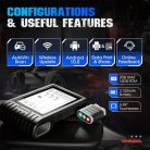 TOPDON ArtiDiag 800 BT többmárkás automatikus tesztelő diagnosztikai interfész, 5,99 " kijelző, 2 GB RAM, 32 GB, Wi-Fi, magyar nyelvű menü, 28 szolgáltatási funkció, ingyenes frissítések 