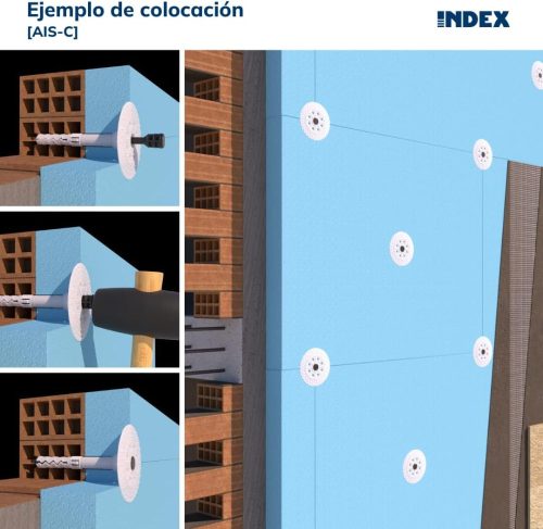 Index AISC10090 - dübel szigetelő panelek rögzítésére 10 x 90 (100db/doboz)
