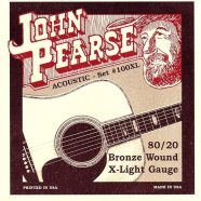   John Pearse 100 XL 80/20 bronz akusztikus gitárhúrok (standard)