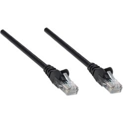 Intellinet patch kábel RJ45, Cat5e UTP, 15m, fekete