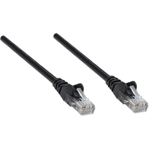 Intellinet patch kábel RJ45, Cat5e UTP, 15m, fekete