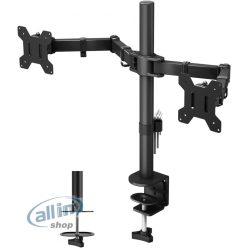   BONTEC monitortartó 2 monitor 13-27 collos lapos és ívelt képernyőhöz
