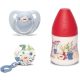 Suavinex, újszülött szett 150 ml-es üveggel, anatómiai cumival és kerek csattal