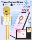 Bluetooth karaoke mikrofon WS-858-Gold