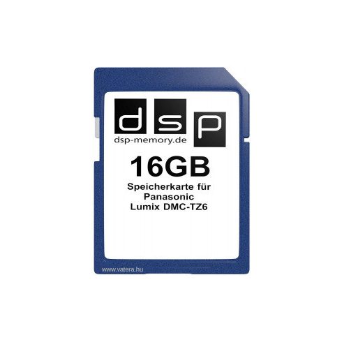 DSP 16 GB memóriakártya a Panasonic Lumix DMC-TZ6