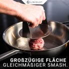 LINFELDT Burger Smasher rozsdamentes hamburgerprés