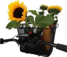 Fischer kormánykosár gyorsrögzítéssel, kifejezetten elektromos kerékpárokhoz fejlesztve, teherbírás 5 kg