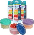 Sistema Snack Potok, Mini Bites TO GO Ételtároló Dobozok, 130 ml( 8 db-os)