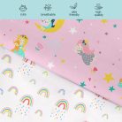 Bimocosy gumis lepedők babaágyba 60 x 120 cm( 4 db -os szett)
