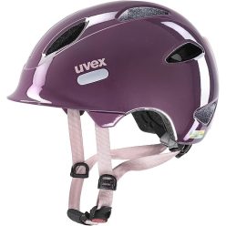   Uvex oyo gyerek könnyű kerékpáros sisak matt lila 51-55 cm