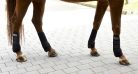 Kerbl 320133 Fetlock csizma szintetikus gumi nyeregalátétből, 4 darabos készlet, fekete