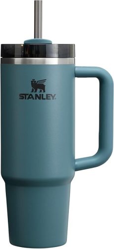 Stanley Quencher H2.0 FlowState rozsdamentes acél vákuumszigetelt termosz fedéllel és szívószállal