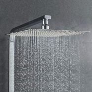   Ibergrif M20292 esőzuhanyfej 100 szilikon fúvókával fürdőszobához, króm