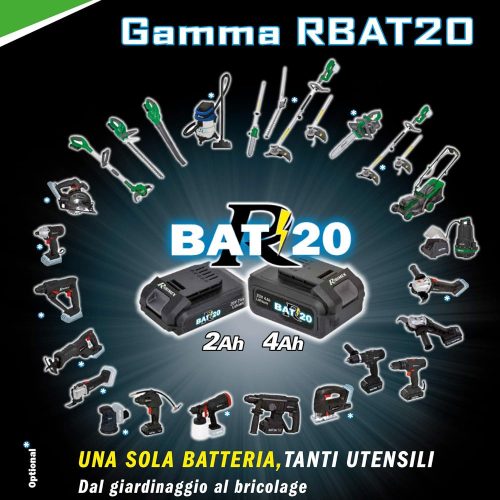 RIBILAND lítium akkumulátor 20V - 2 Ah - RBAT20