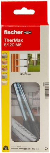 Fischer Thermax 08/120 M6 Hőhídmentes rögzítődübel 2db-Set