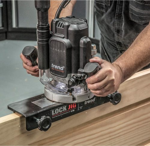 TREND Lock Jig, bevágáshoz és előlaphoz a népszerű zárakhoz, LOCK/JIG