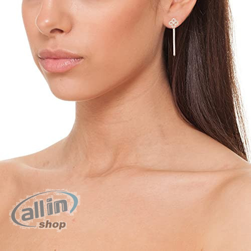 Ingenious Jewellery Rose Gold virág karika fülbevaló