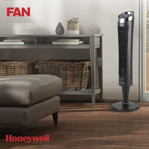 Honeywell QuietSet toronyventilátor (5 sebességbeállítás, 75°-os oszcilláló, időzítő,távirányító (HY254)