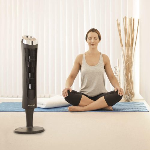 Honeywell QuietSet toronyventilátor (5 sebességbeállítás, 75°-os oszcilláló, időzítő,távirányító (HY254)