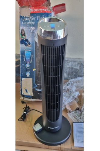 Honeywell QuietSet toronyventilátor (5 sebességbeállítás, 75°-os oszcilláló, időzítő,távirányító (HY254)
