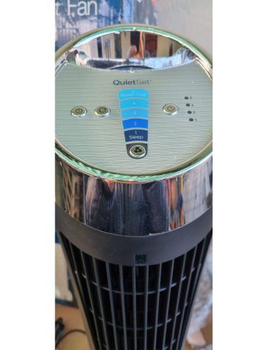Honeywell QuietSet toronyventilátor (5 sebességbeállítás, 75°-os oszcilláló, időzítő,távirányító (HY254)