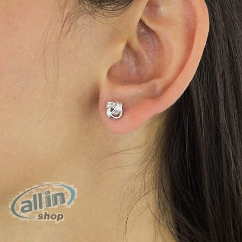 Tuscany Silver 925 ezüst 8 mm-es csomós fülbevaló